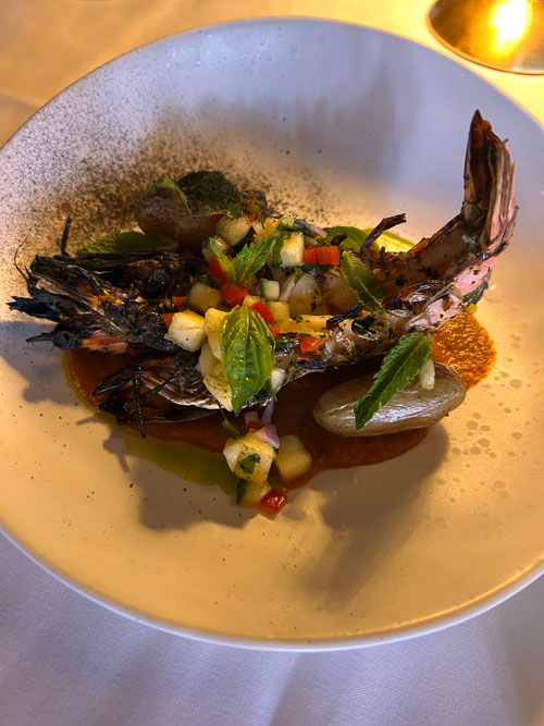 Charred Prawns with Anchovy Neonata Charred Prawns with Anchovy Neonata
