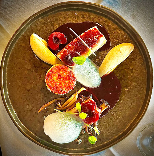 Yellowfin Tuna with Maine Lobster Cake Yellowfin Tuna with Maine Lobster Cake